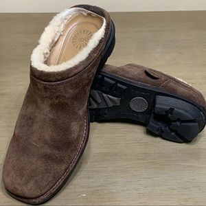 SOLD UGG Australia Shoreham Brown Suede Sheepskin Miles